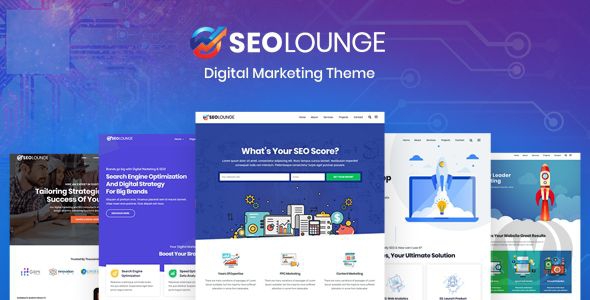 SEOLounge v3.0.2 NULLED - шаблон для SEO агентств WordPress