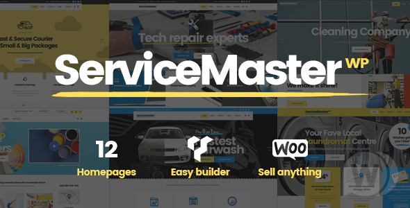 Service Master v1.2 - шаблон WordPress сервисных предприятий