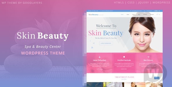 Skin Beauty v1.3.1 - WordPress тема спа салона