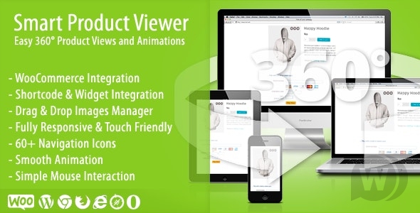 Smart Product Viewer v1.5.2 - 360º плагин анимации WordPress