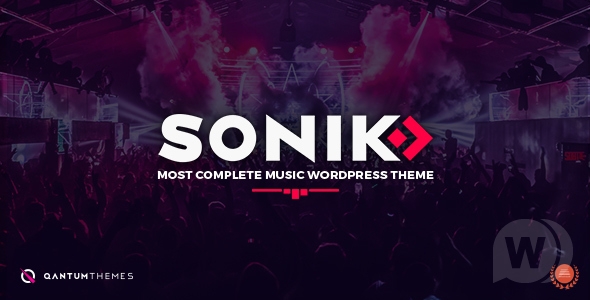 SONIK v1.7.2 - музыкальный шаблон Wordpress