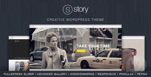 Story v1.9.9 - творческая многоцелевая тема WordPress