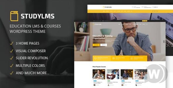 Studylms v1.6 - шаблон онлайн-курсов для WordPress