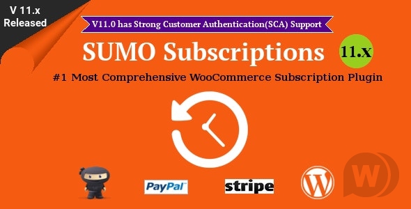 SUMO Subscriptions v13.0 - система подписки WooCommerce