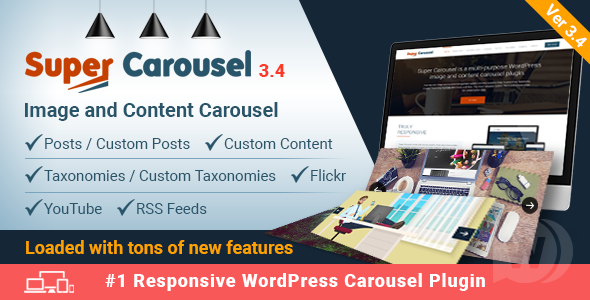 Super Carousel v3.6.4 - карусели и слайдеры для Wordpress