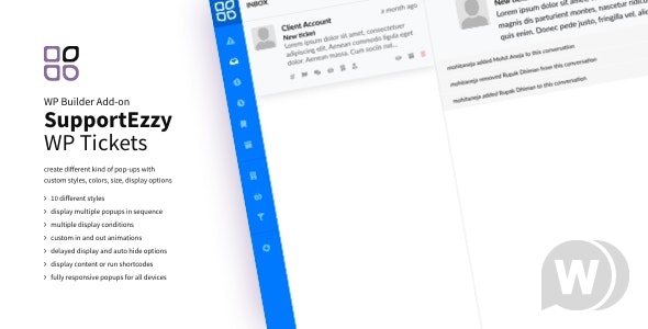 SupportEzzy v2.0.2 - система тикетов WordPress