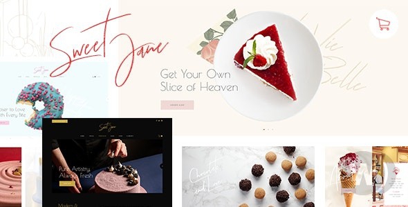 Sweet Jane v1.2 - тема магазина WordPress кондитерской