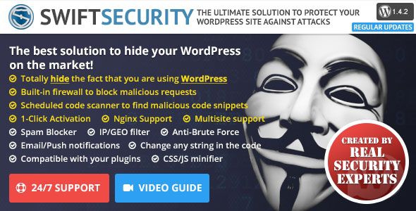 Swift Security Bundle v1.4.2.20 - фаерволл для WordPress