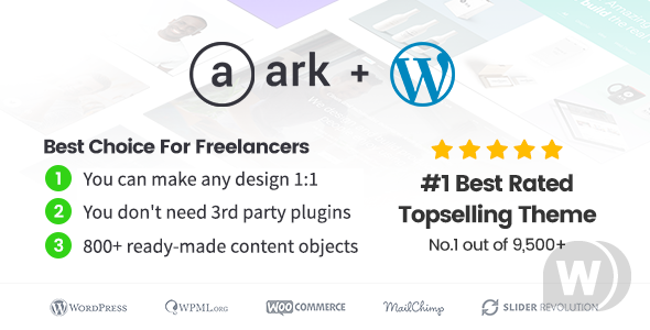 The Ark v1.46.0 - шаблон WordPress для фрилансеров