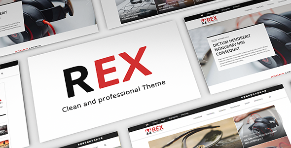 The REX v3.3 - новостной шаблон WordPress