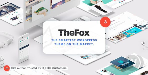 TheFox v3.9.9.9.48 NULLED - универсальный WordPress шаблон