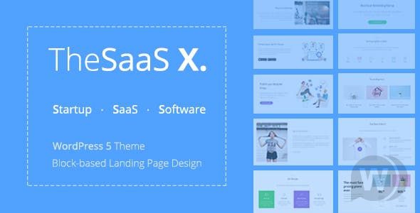 TheSaaS X v1.1.4 - адаптивная тема для SaaS / стартапов WordPress
