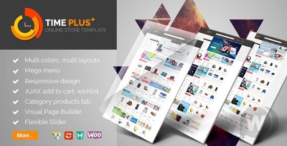 TimePlus v1.2.1 - адаптивная тема интернет-магазина WooCommerce