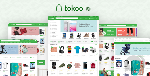 Tokoo v1.1.11 - шаблон интернет магазина WooCommerce