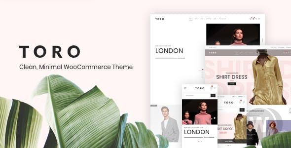 Toro v1.0.8 - чистая, минимальная тема WooCommerce