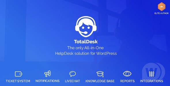 TotalDesk v1.7.8 - плагин службы поддержки WordPress