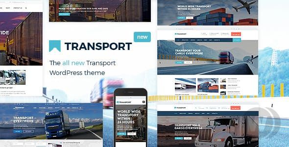 Transport v3.1.5 - шаблон транспорта и логистики WordPress