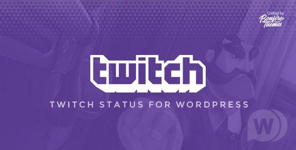 Twitch Status for WordPress v1.3 - стримы Twitch для WordPress