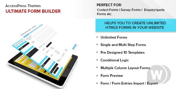 Ultimate Form Builder v1.1.7 – конструктор форм WordPress