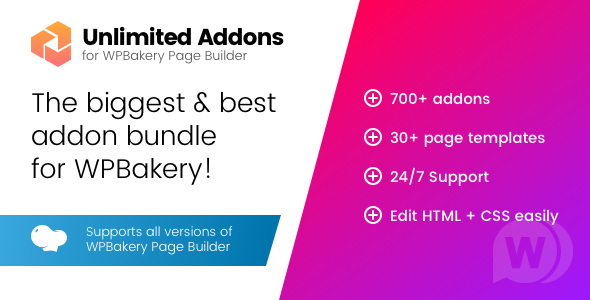 Unlimited Addons v1.0.41 - дополнения для WPBakery Page Builder