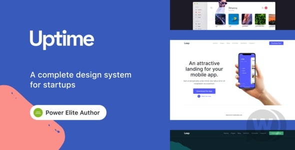 Uptime v1.1.0 - адаптивная Elementor WordPress тема для бизнеса