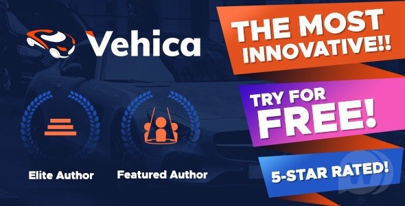 Vehica v1.0.52 - WordPress тема автосалона и автомобильного каталога