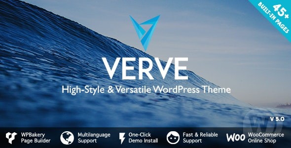 Verve v5.1 NULLED - стильная тема WordPress