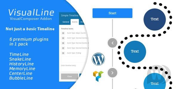 Visual Line v2.0.2 - аддон таймлайна для WPBakery Page Builder