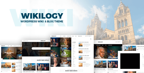 Wikilogy v1.2.1 - шаблон для блога и сайта энциклопедии WordPress