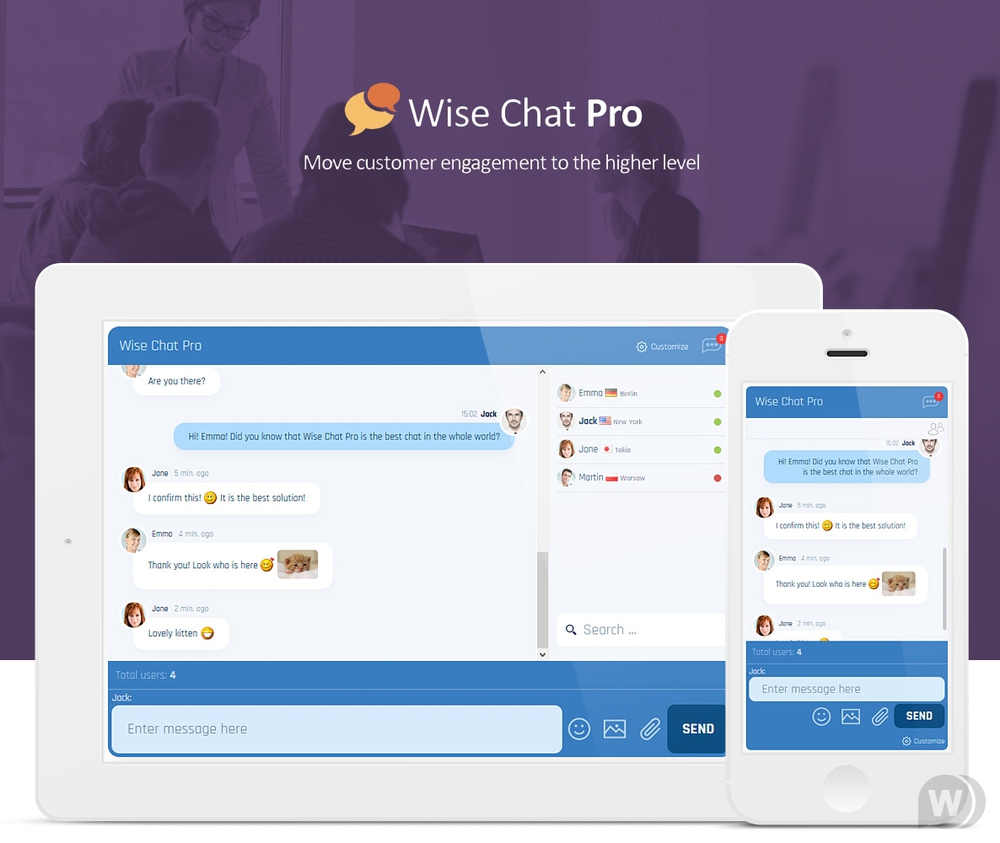 Wise Chat Pro v2.5.5 - чат для WordPress