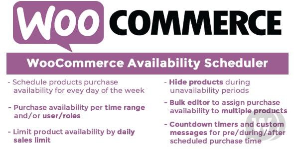 WooCommerce Availability Scheduler v9.0 - планирование наличия товаров WooCommerce