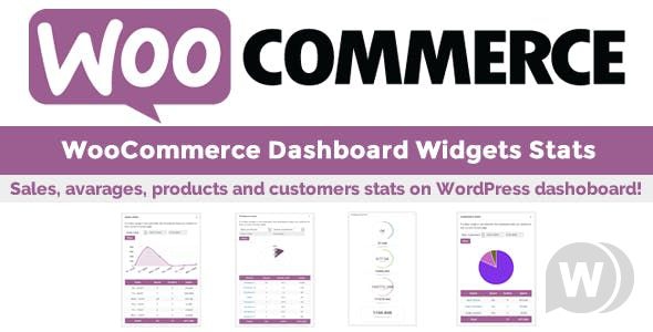 WooCommerce Dashboard Widgets Stats v5.3 NULLED - статистика продаж WooCommerce