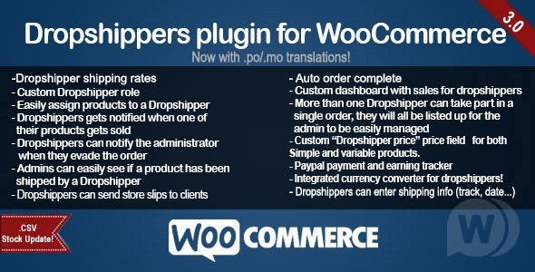 WooCommerce Dropshippers v3.0.9 - дропшиппинг WooCommerce