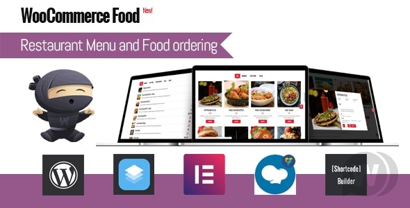 WooCommerce Food v2.9 NULLED - меню ресторана и заказ еды WooCommerce