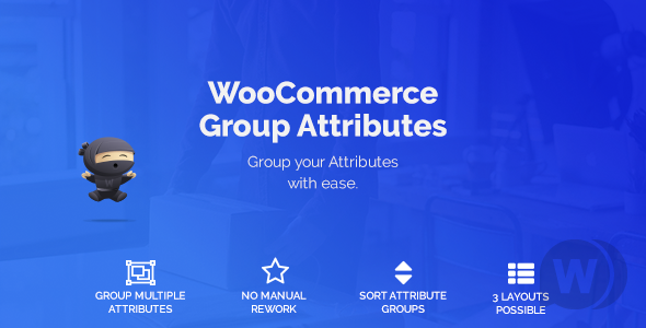 WooCommerce Group Attributes v1.7.1 - группирование атрибутов WooCommerce