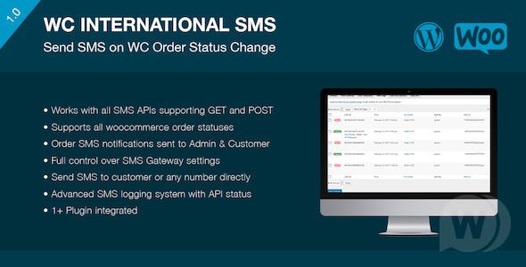 WooCommerce International SMS v1.5 - уведомление о заказе по СМС WooCommerce