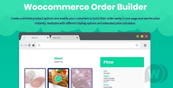 WooCommerce Order Builder v1.1.2 - комбинированные товары WooCommerce