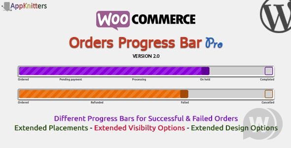 WooCommerce Orders Progress Bar Pro v2.0.1 - индикатор выполнения заказов WooCommerce