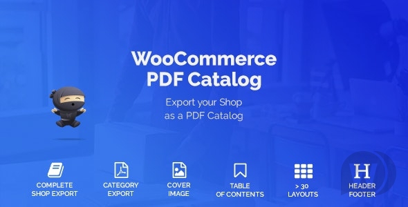 WooCommerce PDF Catalog v1.11.5 - каталог товаров PDF WordPress