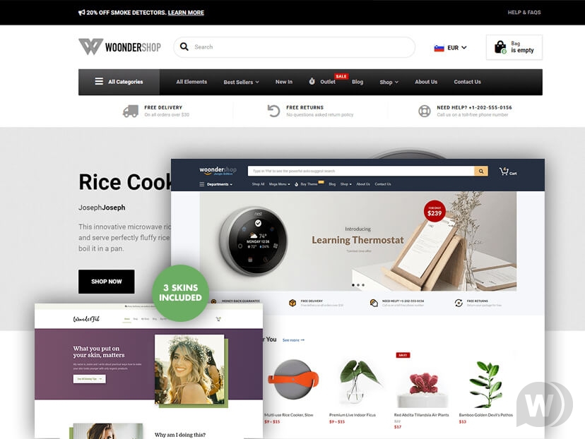 WoonderShop v3.10.11 NULLED - WooCommerce тема для профессионалов