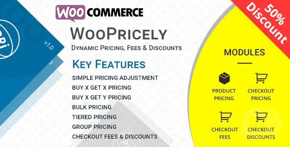 WooPricely v1.3.4 - динамическое ценообразование и скидки WooCommerce