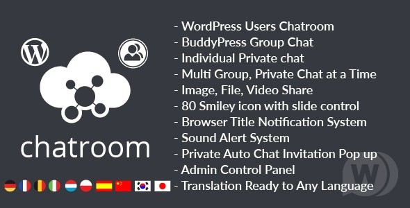 WordPress Chat Room, Group Chat Plugin v1.0.7