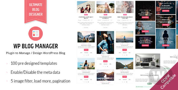 WP Blog Manager v2.0.3 - создание шаблонов блога WordPress