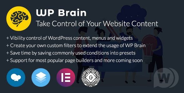 WP Brain v1.3.6 - управление содержимым сайта WordPress