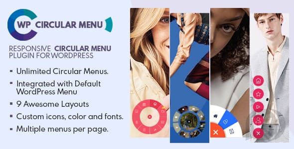 WP Circular Menu v1.0.0 - круговое меню для WordPress