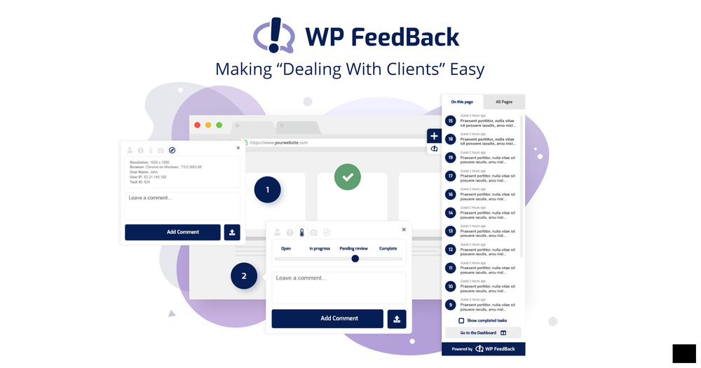 WP FeedBack v1.2.0 NULLED - отзыв клиента в 1 клик WordPress