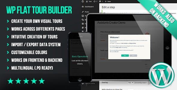 WP Flat Tour Builder v3.31 - конструктор туров WordPress