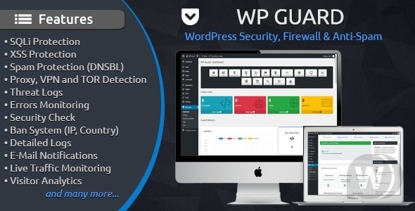 WP Guard v1.9 - плагин безопасности, брандмауэра и анти-спама для WordPress