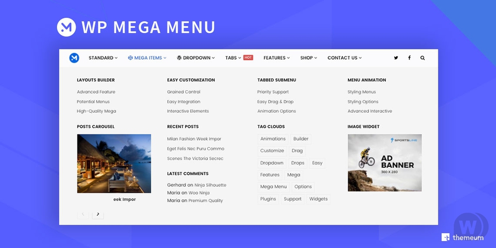 WP Mega Menu Pro v1.3.3 NULLED