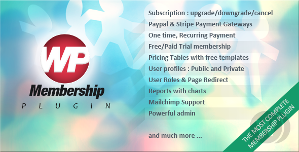 WP Membership v1.4.5 - платная подписка WordPress